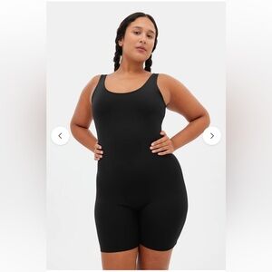 Women's Black Sleeveless Bodysuit